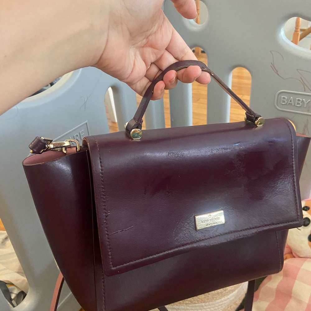 Kate Spade Burgundy Crossbody / Handbag